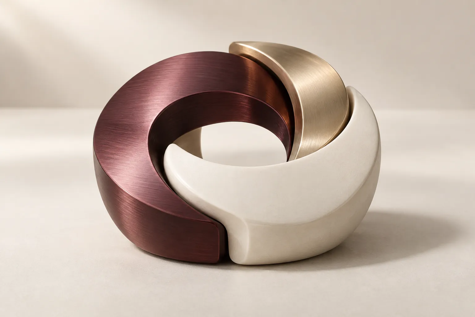 Abstract artwork representing collaboration across the Cirlume studio